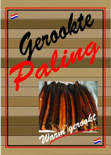 Gerookte paling hout
