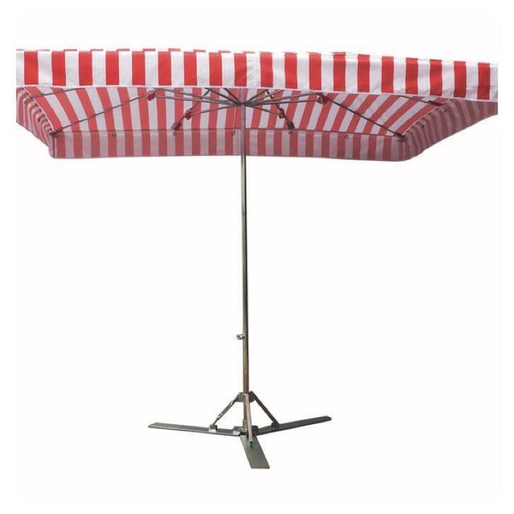 kussen korting crisis Marktparasol gegalvaniseerd uitvoering incl voet - Parasols - De Pelle  Prints